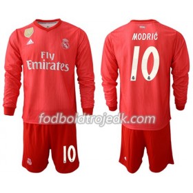 Real Madrid Modric 10 Børn Tredje 2018/19 - Fodboldtrøjer(L/S)